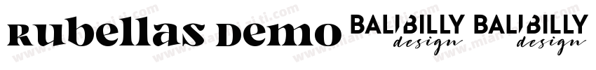 Rubellas Demo字体转换